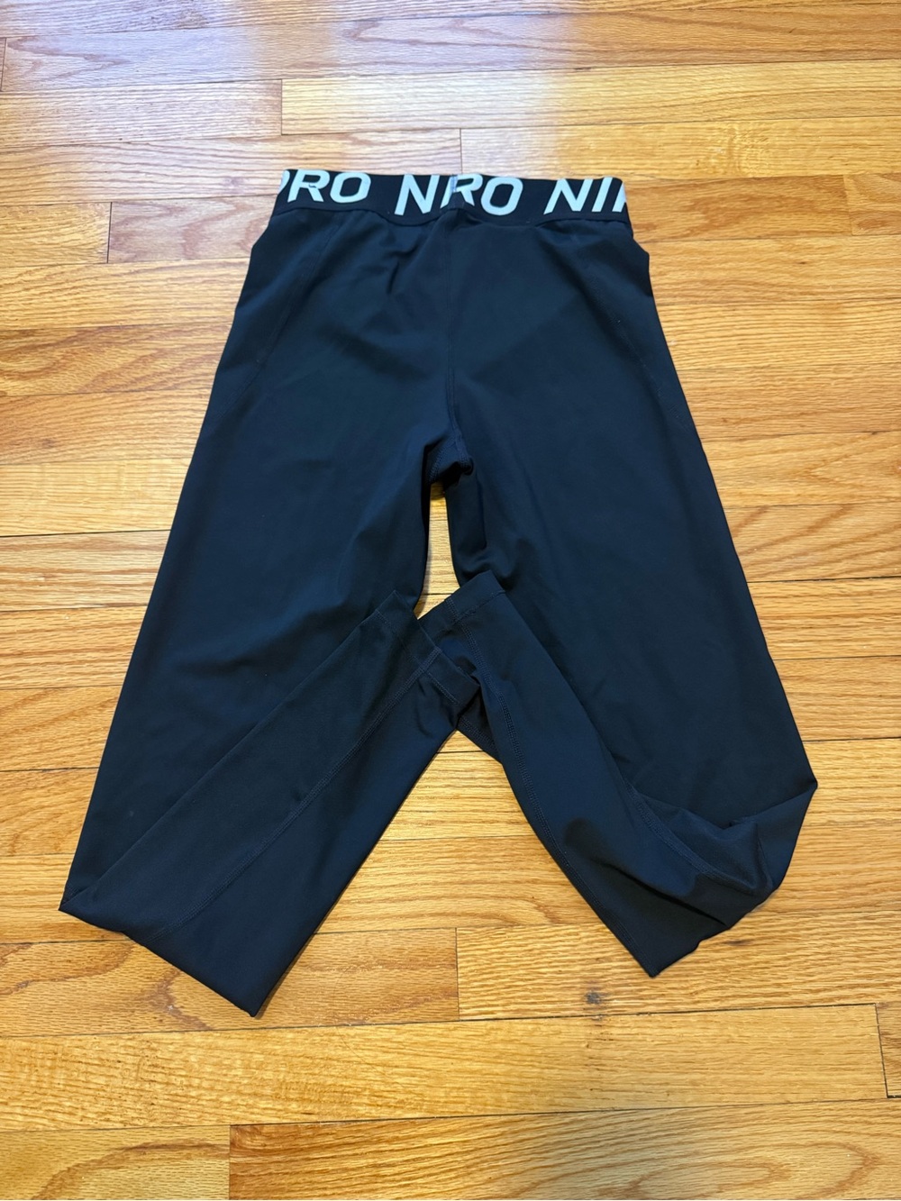 Nike Black Pro Elastic-Waist Leggings for Kids
